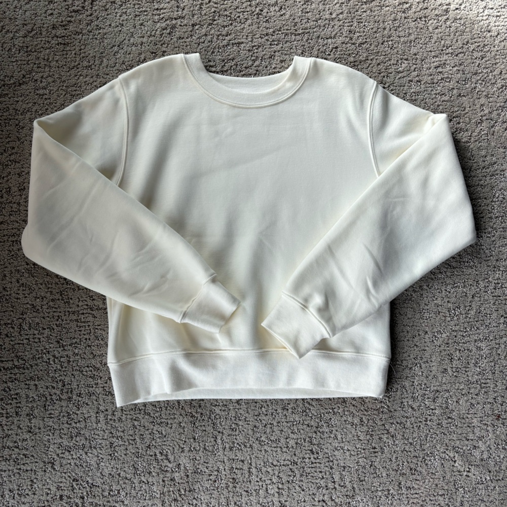 Fabletics Year Round Terry Cropped Sweatshirt